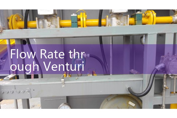 Flow Rate through Venturi Meter Proving: Calculating Discharging Coefficients in Laboratory Systems
