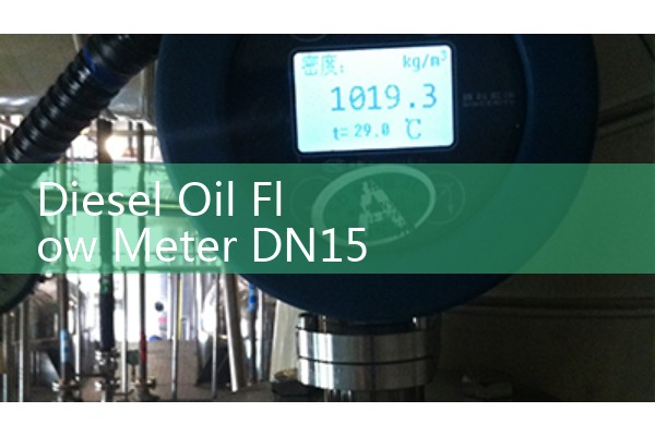 Diesel Oil Flow Meter DN15 Piping Layout Specifications