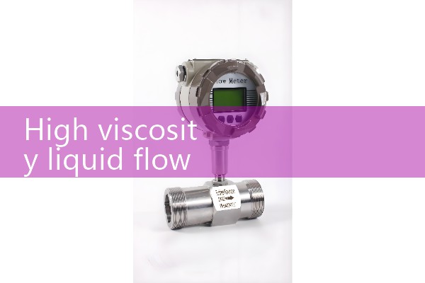 High viscosity liquid flowmeter