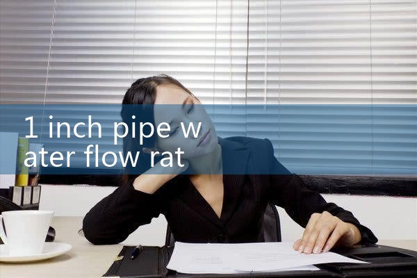 1 inch pipe water flow rate|rotameter flow meter
