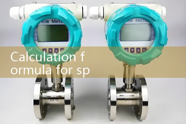 Calculation formula for specific flow rate