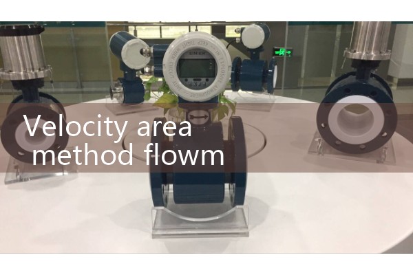 Velocity area method flowmeter