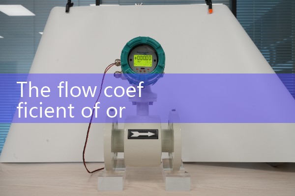 Flow coefficient of orifice flowmeter