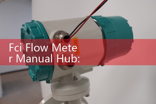 Fci Flow Meter Manual Hub: Quick PDF Access for Fluid Components International Sensors